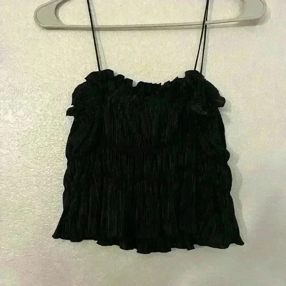 Forever 21 scrunch tank top crop top - Picture 3 of 7